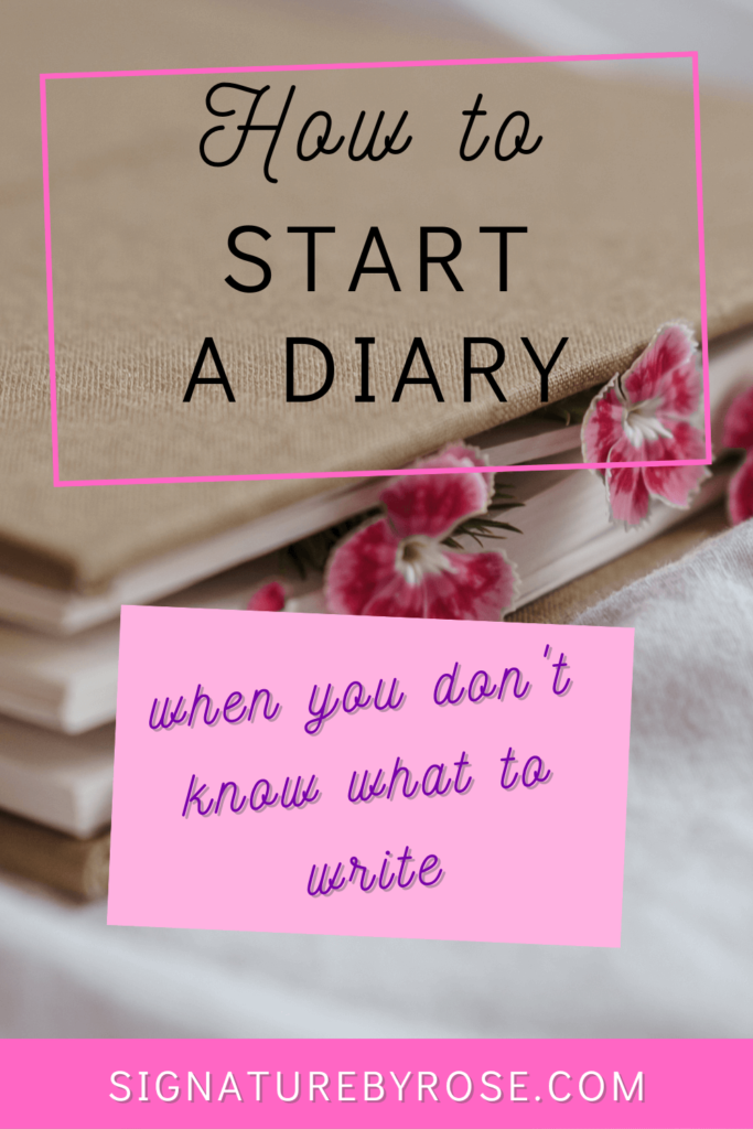 things to write about in diary